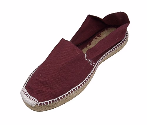 Alpargatus - Espadrilles Classiques Plates pour Homme - Rouge - Vin, 43 EU