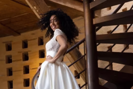 robe de mariée princesse en dentelle
