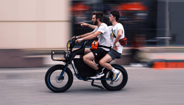 vélo électrique 2 places