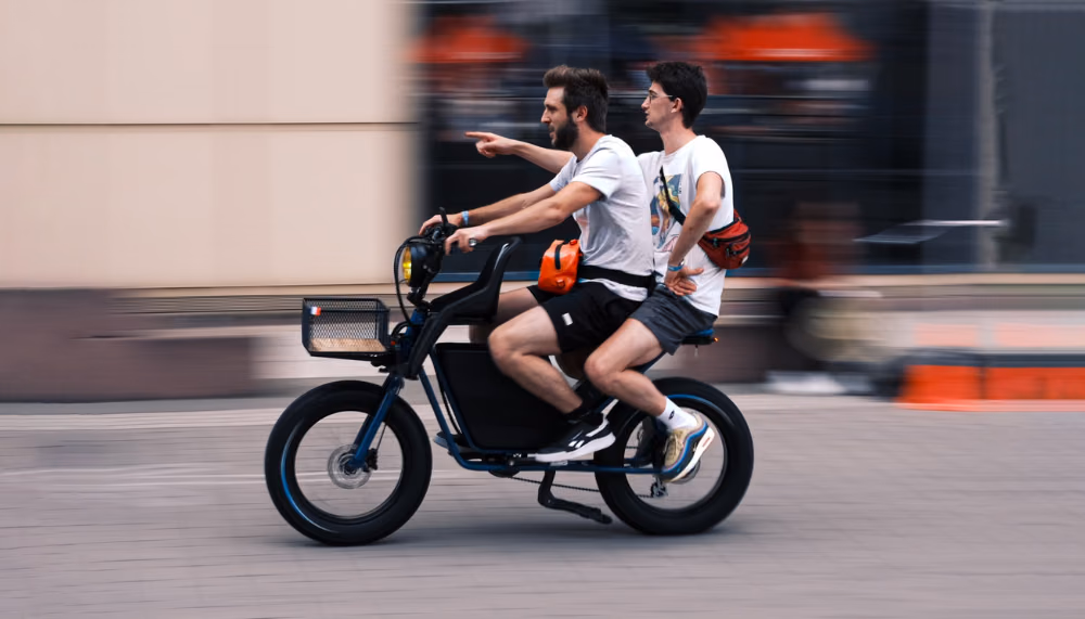 vélo électrique 2 places